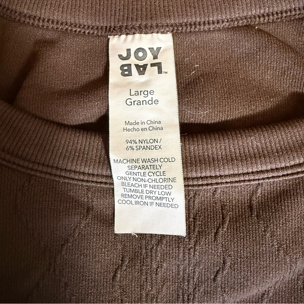 JoyLab Brown Leggings and Top Set - Picture 6 of 7
